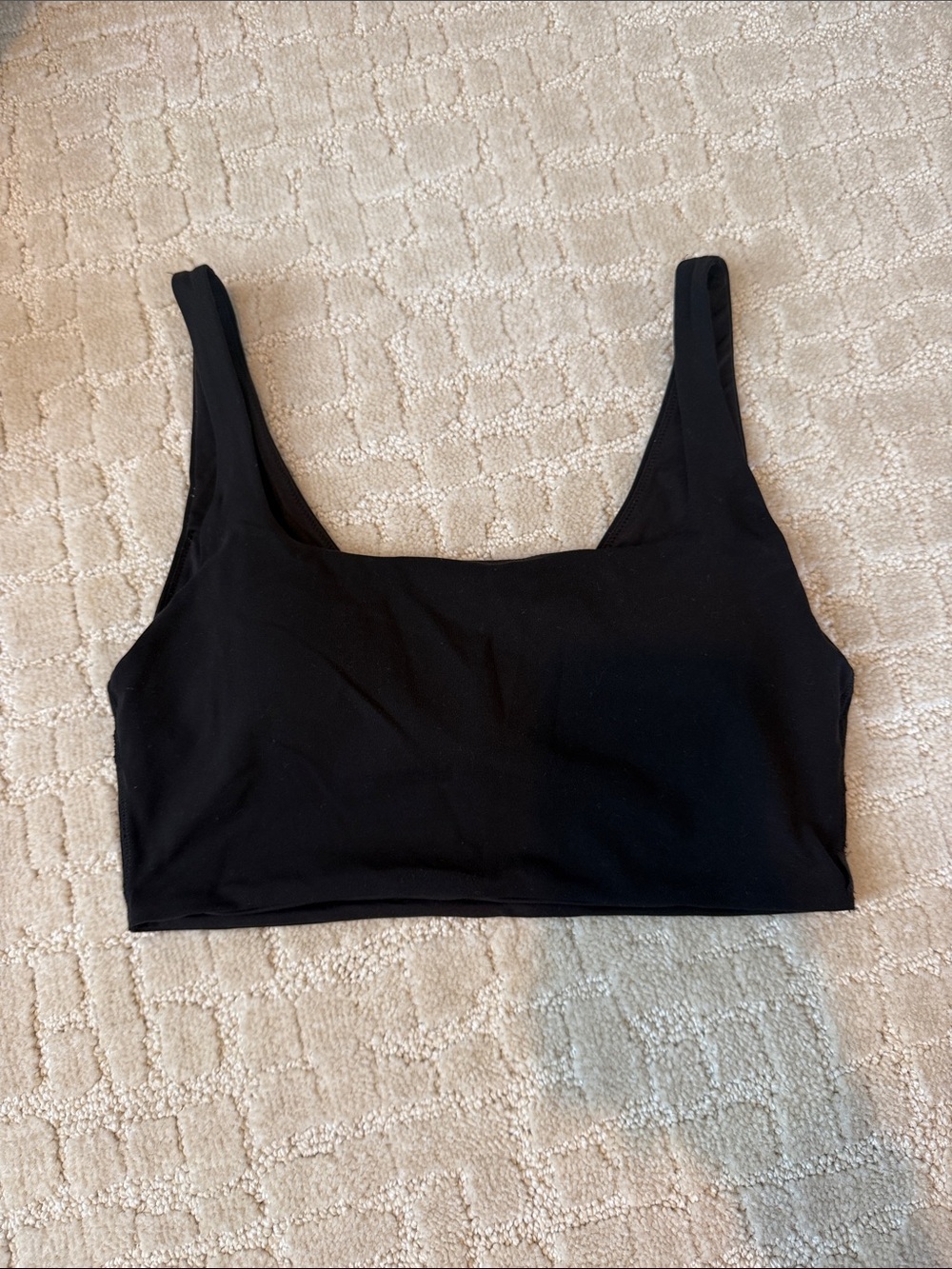 lululemon athletica Black Scoop sports bra